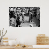 Street Dance, Crowley, Louisiana, 30er Poster (Küche)