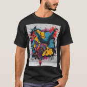 Street Dancer Breakdance Graffiti T-Shirt (Vorderseite)