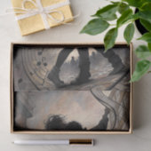 Street Dancers with Swirling Music Decoupage Seidenpapier (Geschenk)