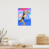 Street Dancing, Blues/Reds (3), No-Sil't Poster (Küche)