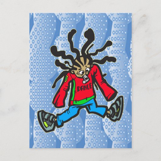 Street Dancing Doll Postkarte (Vorderseite)