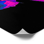 Street Dancing - mehrfarbig, schwarz hinten Poster (Ecke)