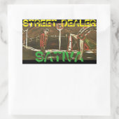 STREET DEALER SATIVA RECHTECKIGER AUFKLEBER (Tasche)