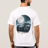 Street Eagle Moonlight Drift Car T-Shirt (Rückseite)