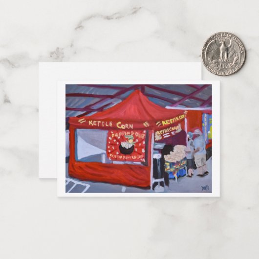 Street Fair Mitteilungskarte (Vorderseite/Rückseite Beispiel)