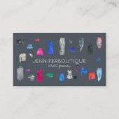 Street Fashion Consultant Closing Popup-Boutique Visitenkarte (Vorderseite)