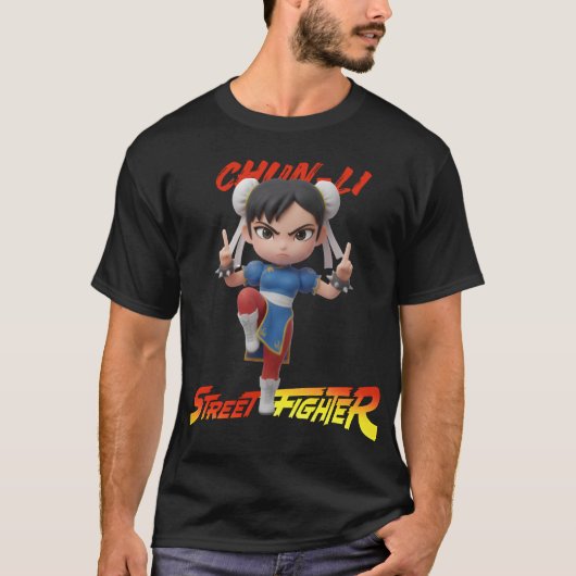 Street Fighter Chun-Li The Strongest Woman T-Shirt (Vorderseite)