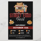 Street Food Festival - Förderung Flyer (Vorne)