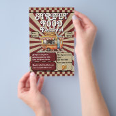 Street Food Festival - Förderung Flyer (Handgriff)