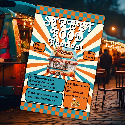 Street Food Festival - Förderung Flyer