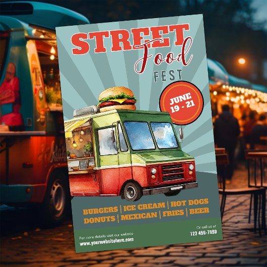 Street Food Festival | LKW Flyer