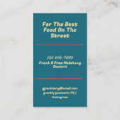 Street Food LKW Visitenkarte (Rückseite)