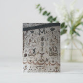 Street Frescos von Assisi Postkarte (Stehend Vorderseite)