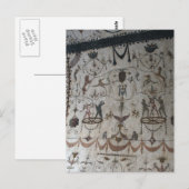 Street Frescos von Assisi Postkarte (Vorne/Hinten)