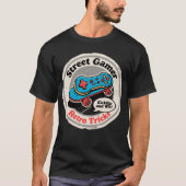 Street Gamer Retro Tricks Skate Controller T-Shirt (Vorderseite)