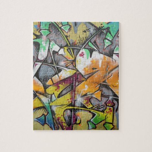 Street Graffiti Art Puzzle (Vertikal)