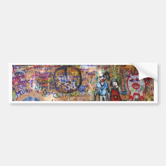 Street Graffiti Artwork Autoaufkleber (Vorne)
