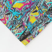 Street Graffiti Fleecedecke (Ecke)