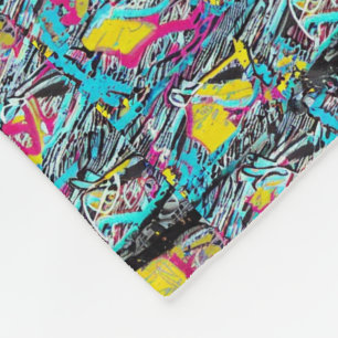 Street Graffiti Fleecedecke