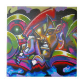 Street Graffiti Fliese (Vorderseite)