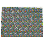 Street Graffiti Große Geschenktüte (Rückseite)