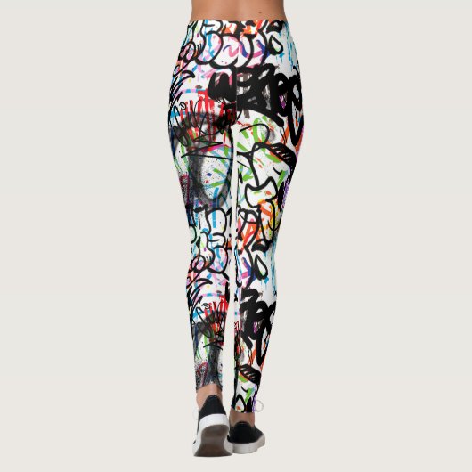 Street Graffiti Leggings - Spaß (Rückseite)