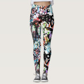 Street Graffiti Leggings - Spaß (Vorderseite)