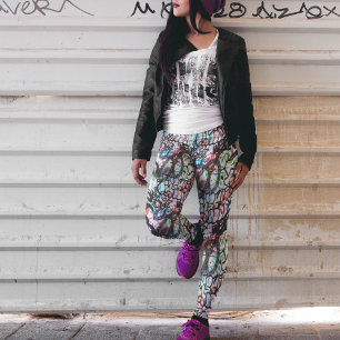 Street Graffiti Leggings - Spaß