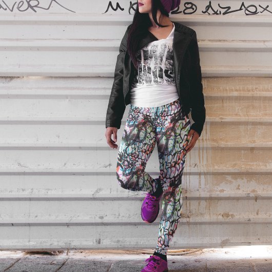 Street Graffiti Leggings - Spaß