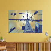 "Street Halo" Canvas Print Leinwanddruck (Insitu (Wohnzimmer))