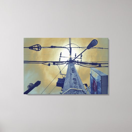 "Street Halo" Canvas Print Leinwanddruck (Vorderseite)