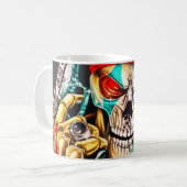 Street Hustle Urban King Premium Glossy Poster Kaffeetasse (Vorderseite Links)