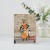 Street in Cartagena, Colombia Postkarte (Stehend Vorderseite)