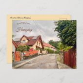 Street in Sopron Hungary Postkarte (Vorne/Hinten)