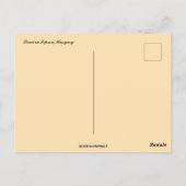 Street in Sopron Hungary Postkarte (Rückseite)