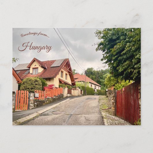 Street in Sopron Hungary Postkarte (Vorderseite)