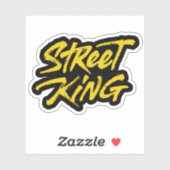 Street King Aufkleber (Blatt)