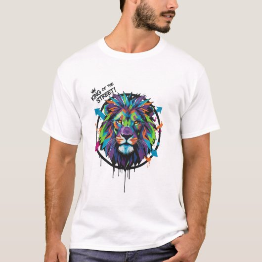 Street King Lion Tee** T-Shirt (Vorderseite)