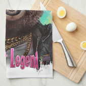 Street Legend Bear - Cooles Grafikdesign Geschirrtuch (Viertel Falte)