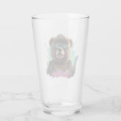 Street Legend Bear - Cooles Grafikdesign Glas (Rückseite)