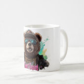 Street Legend Bear - Cooles Grafikdesign Kaffeetasse (VorderseiteRechts)