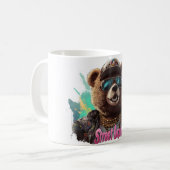 Street Legend Bear - Cooles Grafikdesign Kaffeetasse (Vorderseite Links)