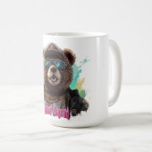 Street Legend Bear - Cooles Grafikdesign Kaffeetasse (VorderseiteRechts)