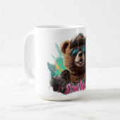 Street Legend Bear - Cooles Grafikdesign Kaffeetasse (Vorderseite Links)