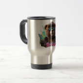 Street Legend Bear - Cooles Grafikdesign Reisebecher (Vorderseite Links)