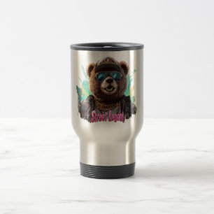 Street Legend Bear - Cooles Grafikdesign Reisebecher