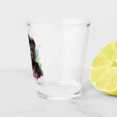 Street Legend Bear - Cooles Grafikdesign Schnapsglas (Rechts)