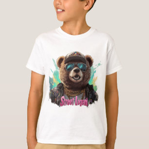 Street Legend Bear - Cooles Grafikdesign T-Shirt