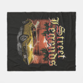 Street Legends - Urban Streetwear Design Fleecedecke (Vorderseite (Horizontal))