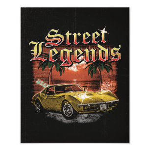Street Legends - Urban Streetwear Design Fotodruck